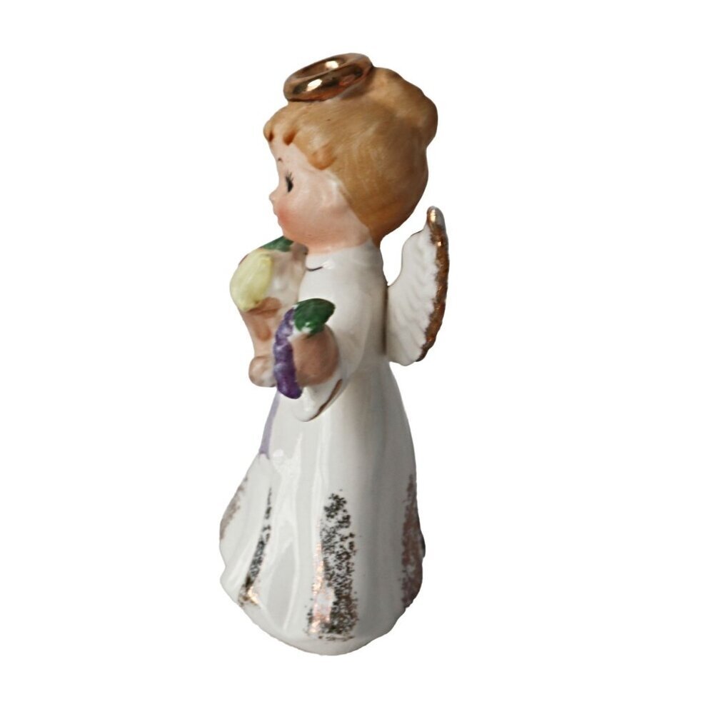 Vintage 1960s November Birthday Angel of the Month Ceramic Figurine 5" Japan - Picture 5 of 7